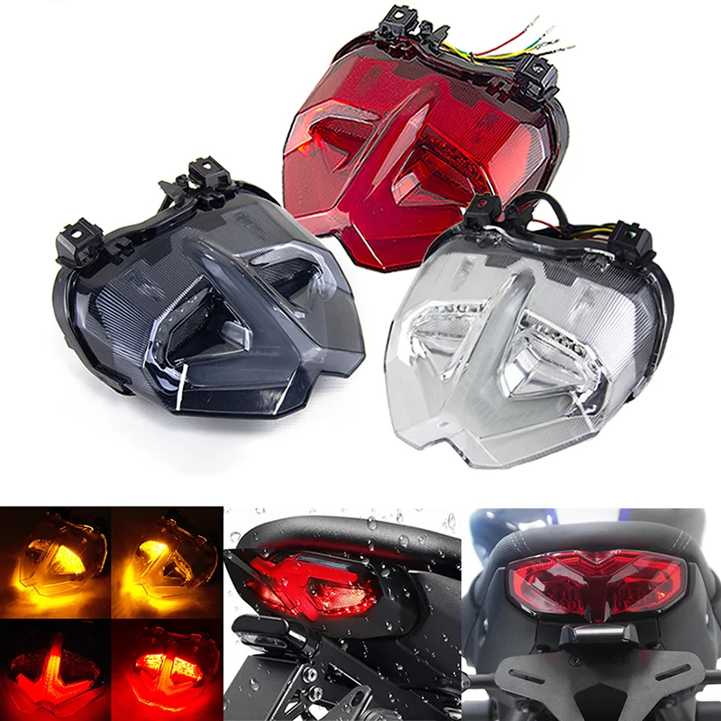 For Yamaha MT09 2021-2023 Motorcycle Brake Turn Signal Integrated Tail Lights LED MT-09 SP FZ09 Rear Directional Indicator Lamp
For Yamaha MT09 2021-2023 Motorcycle Brake Turn Signal Integrated Tail Lights LED MT-09 SP FZ09 Rear Directional Indicator Lamp