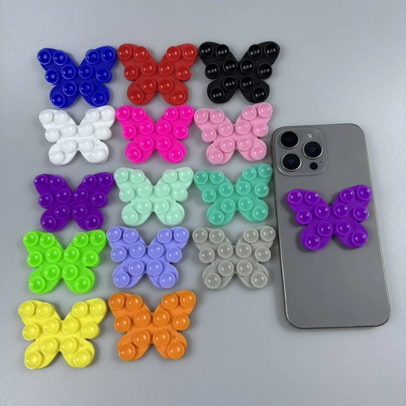 1Pcs Butterfly Shape Double Sided Silicone Suction Cup Mobile Phone Fixed Holder Back Adhesive Phone Fixture
1Pcs Butterfly Shape Double Sided Silicone Suction Cup Mobile Phone Fixed Holder Back Adhesive Phone Fixture