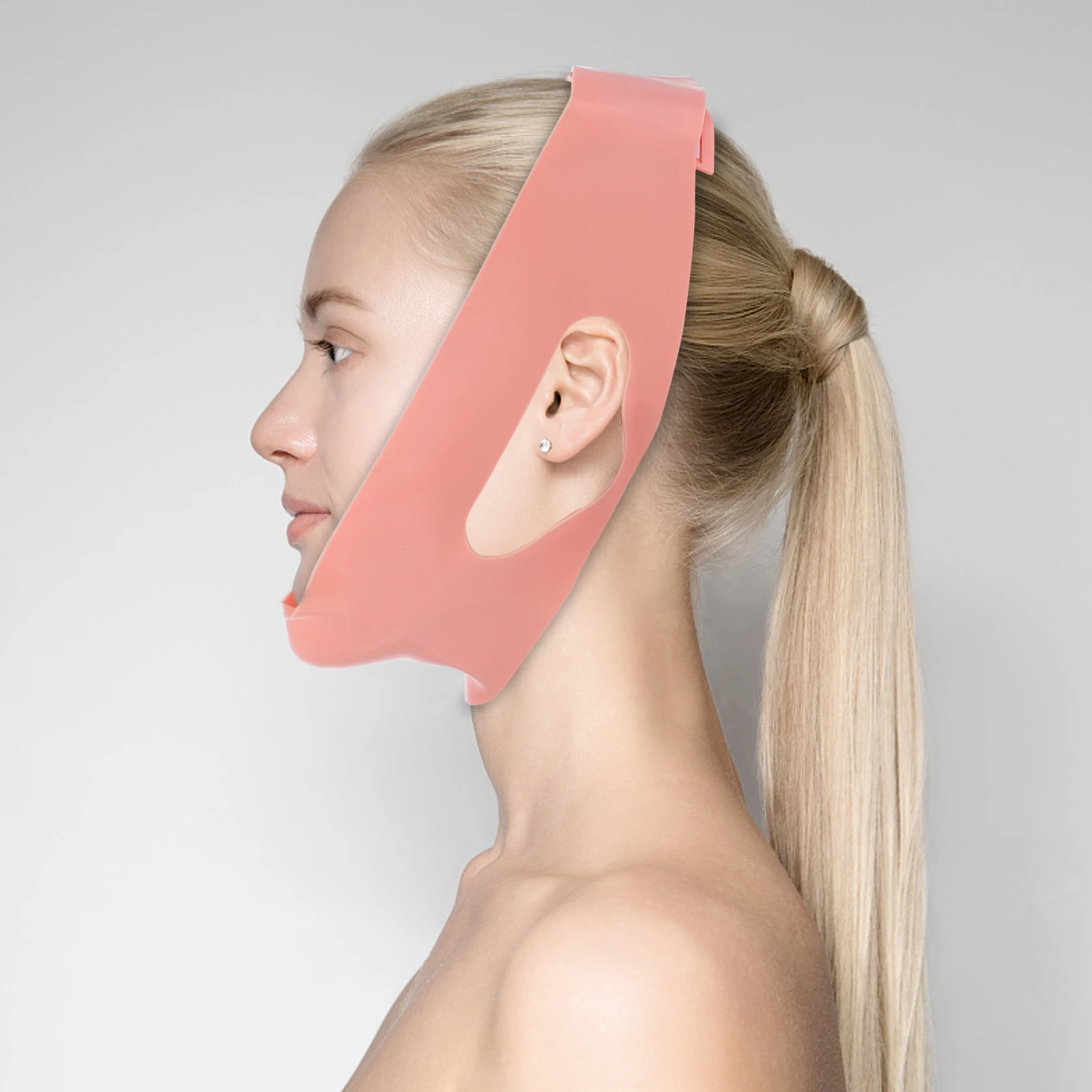 Silicone Face Lifting Belt V Anti Aging Firming Band Facial Support Tool For Women Double Chin Removal
Silicone Face Lifting Belt V Anti Aging Firming Band Facial Support Tool For Women Double Chin Removal