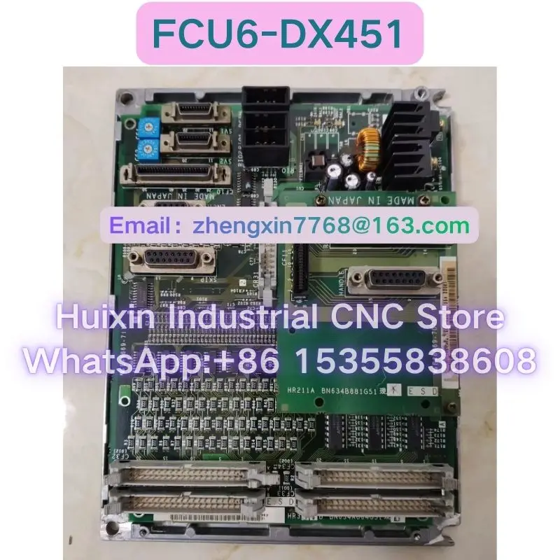 Used FCU6-DX451, HR211, HR337 CNC system board IO board Functional test OK Fast delivery
Used FCU6-DX451, HR211, HR337 CNC system board IO board Functional test OK Fast delivery
