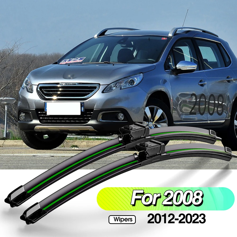 For Peugeot 2008 2012-2023 2pcs Front Windshield Wiper Blades Windscreen Window Accessories 2013 2014 2016 2017 2019 2020 2021
For Peugeot 2008 2012-2023 2pcs Front Windshield Wiper Blades Windscreen Window Accessories 2013 2014 2016 2017 2019 2020 2021
