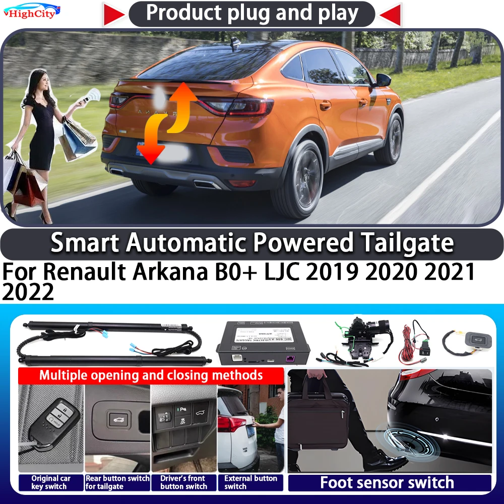 For Renault Arkana B0+ LJC 2019 2020 2021 2022 Smart Automatic Powered Tailgate Key Control Trunk Lift Close Kit Power Tailgate
For Renault Arkana B0+ LJC 2019 2020 2021 2022 Smart Automatic Powered Tailgate Key Control Trunk Lift Close Kit Power Tailgate