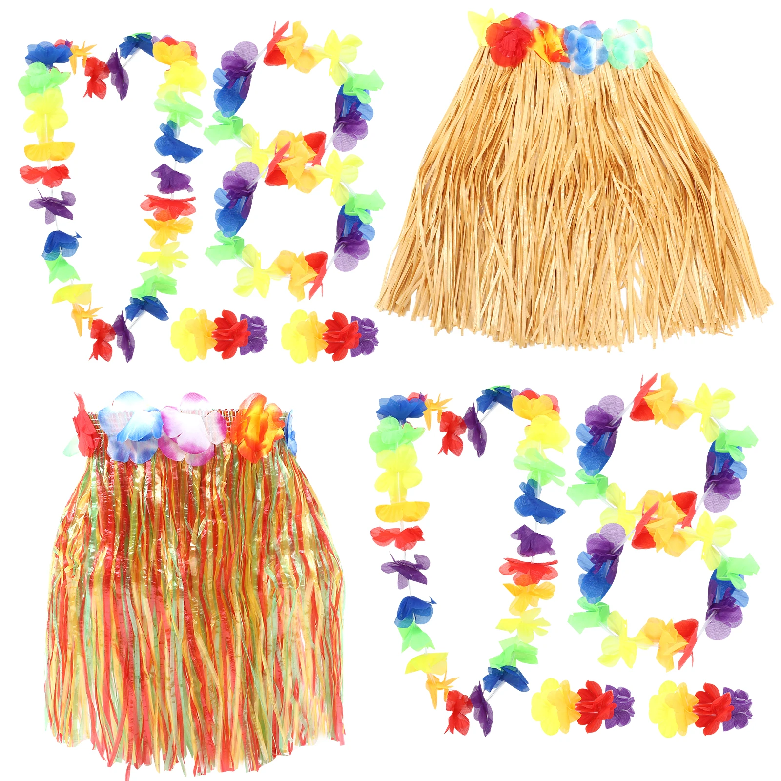 2 Sets Hawaiian Party Simulation Flower Garland Luau Grass Skirt For Wedding Beach Travel Festival Dance Tropical Garland Party
2 Sets Hawaiian Party Simulation Flower Garland Luau Grass Skirt For Wedding Beach Travel Festival Dance Tropical Garland Party