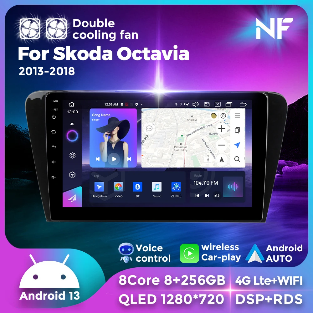 Autoradio for Skoda Octavia 3 A7 2013-2018 Carplay Car Radio Android Auto Multimedia Player Stereo Navigation GPS Touch Screen
Autoradio for Skoda Octavia 3 A7 2013-2018 Carplay Car Radio Android Auto Multimedia Player Stereo Navigation GPS Touch Screen