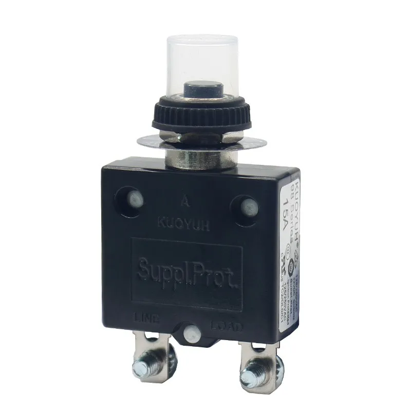 1PCS NEW KUOYUH 98 Series 7A 8A 9A 15A 10A 24A 25A 30A 35A 40A 45A 50A overload overcurrent protector 4.5 Reset switch fuse
1PCS NEW KUOYUH 98 Series 7A 8A 9A 15A 10A 24A 25A 30A 35A 40A 45A 50A overload overcurrent protector 4.5 Reset switch fuse