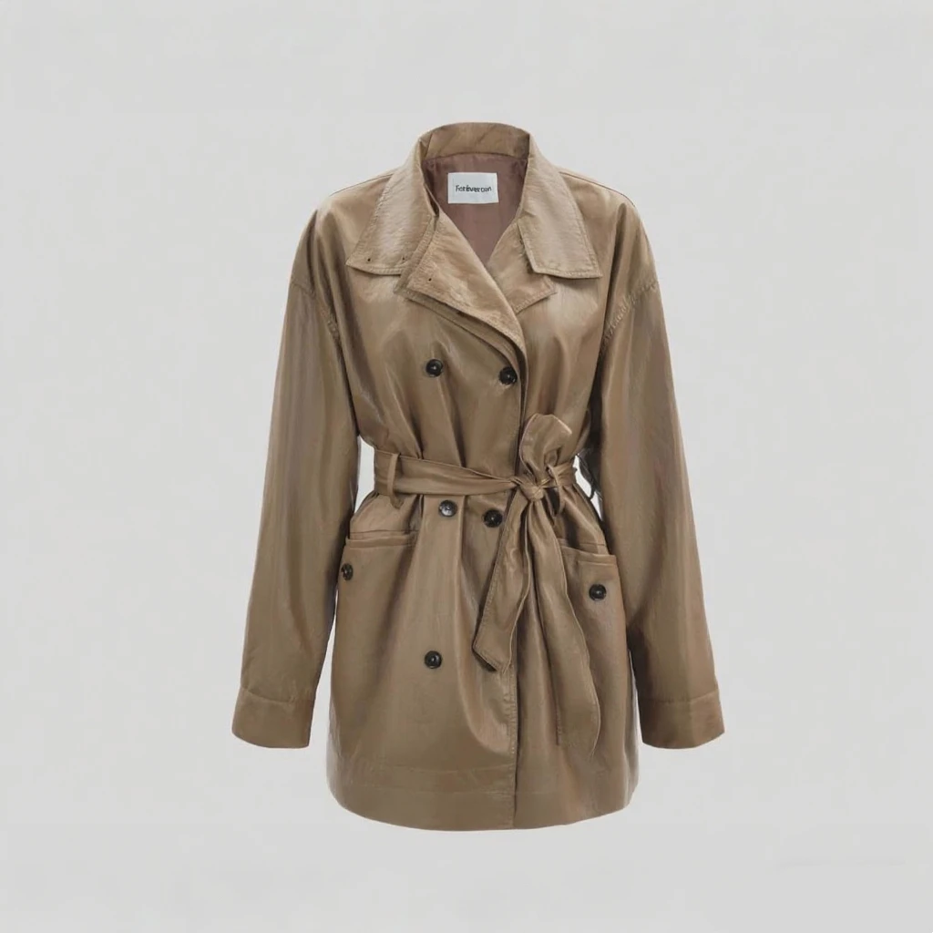 Ветровка Forevercan Paper Skin с двубортным воротником и длинными рукавами для женщин WC57390
Ветровка Forevercan Paper Skin с двубортным воротником и длинными рукавами для женщин WC57390