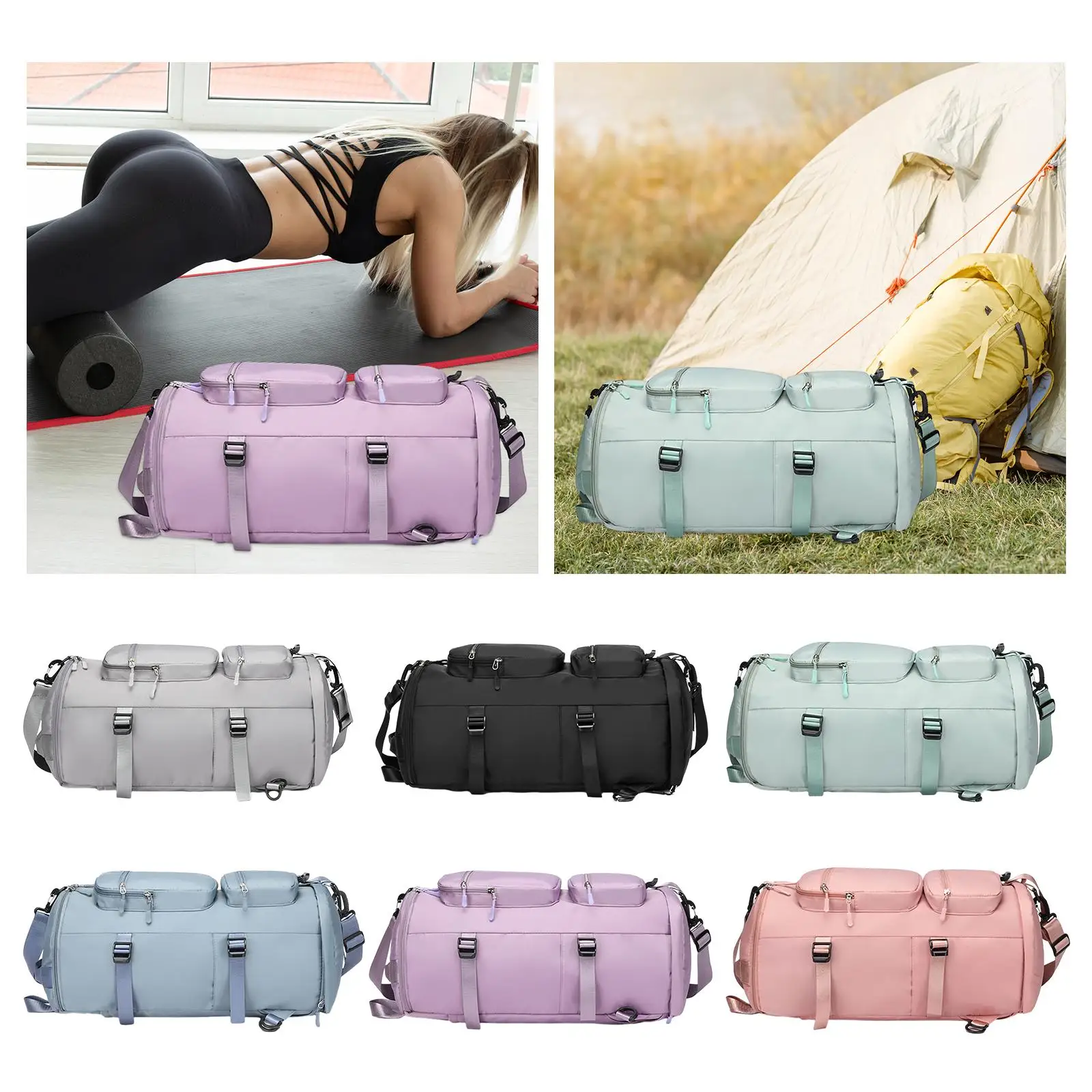 Duffel Backpack Sports Gym Bag Sports Duffle Bag Backpack Weekender Overnight Bag for Travel
Duffel Backpack Sports Gym Bag Sports Duffle Bag Backpack Weekender Overnight Bag for Travel
