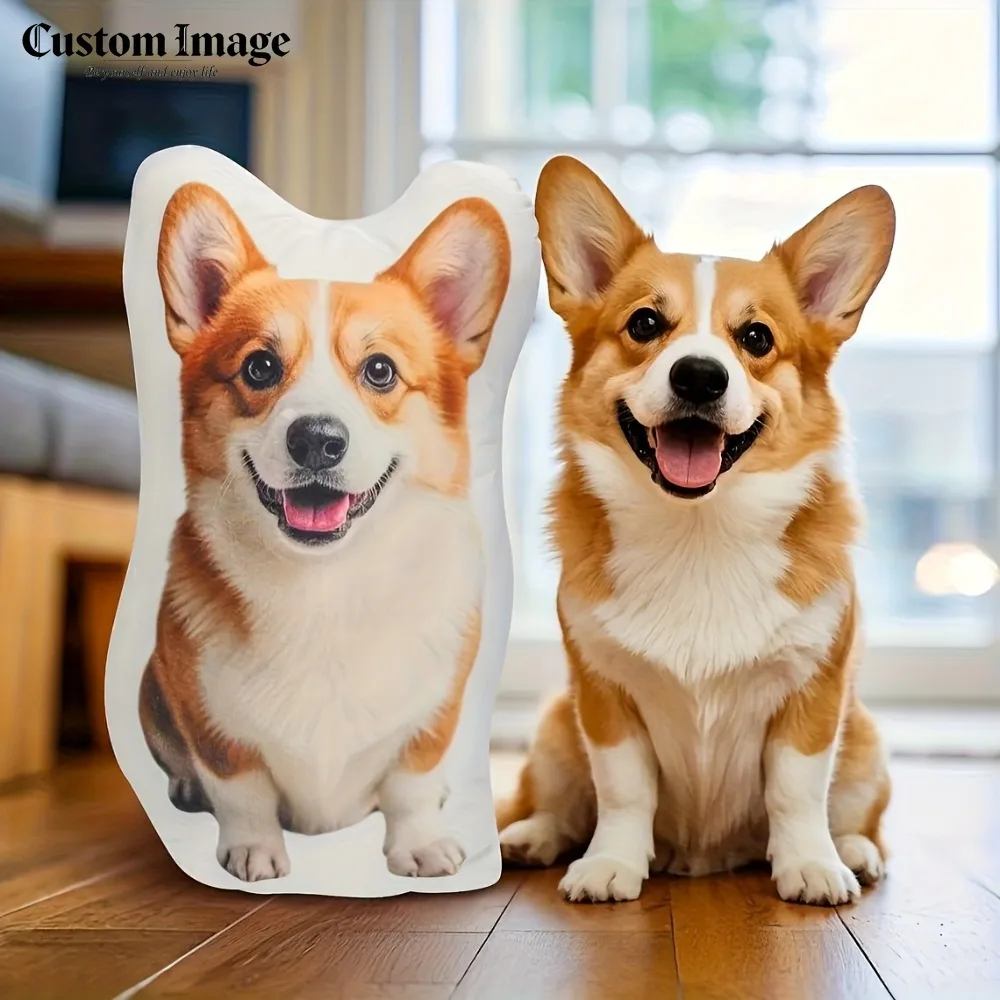 Custom Pet Photo Pillowcase - Soft Cushion for Dogs & Cats, DIY Decorative Sleeping Mat for Bedroom, Sofa or Car
Custom Pet Photo Pillowcase - Soft Cushion for Dogs & Cats, DIY Decorative Sleeping Mat for Bedroom, Sofa or Car