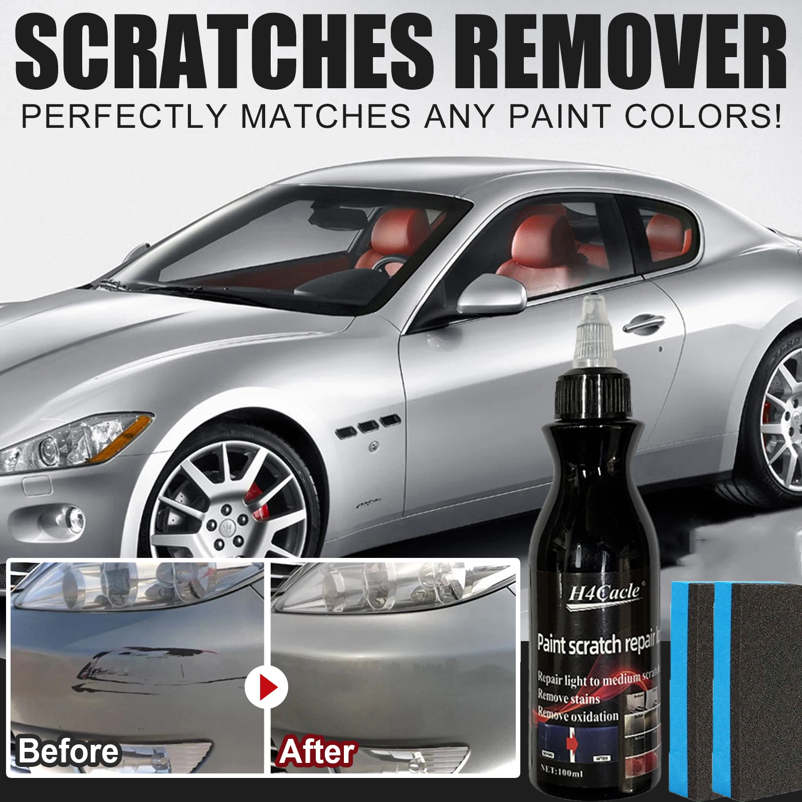 Car Scratch Remover Car Polishing Paste With Sponge Car Body Paint Care Remove Scratch Repair Broken Paint Smooth Car Body
Car Scratch Remover Car Polishing Paste With Sponge Car Body Paint Care Remove Scratch Repair Broken Paint Smooth Car Body