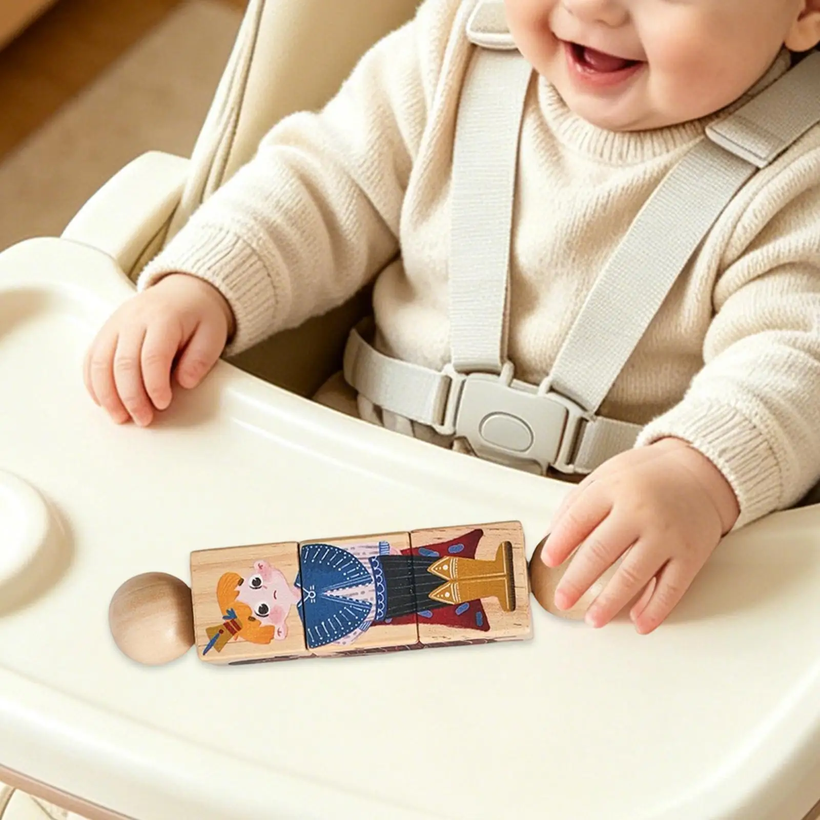 Kids Educational Rotating Puzzle Twist Toy Wooden Stacking Block Cognitive Game for Hand Grasp Skill Training
Kids Educational Rotating Puzzle Twist Toy Wooden Stacking Block Cognitive Game for Hand Grasp Skill Training