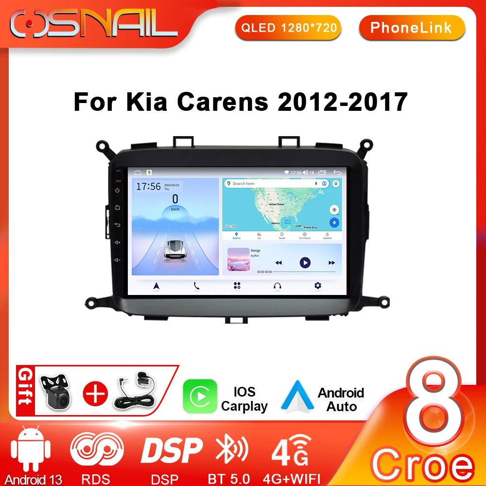 Автомагнитола на Android 13 с экраном Carplay для Kia Carens 2012-2017, стерео, мультимедийный видеоплеер с bluetooth, GPS-навигацией
Автомагнитола на Android 13 с экраном Carplay для Kia Carens 2012-2017, стерео, мультимедийный видеоплеер с bluetooth, GPS-навигацией