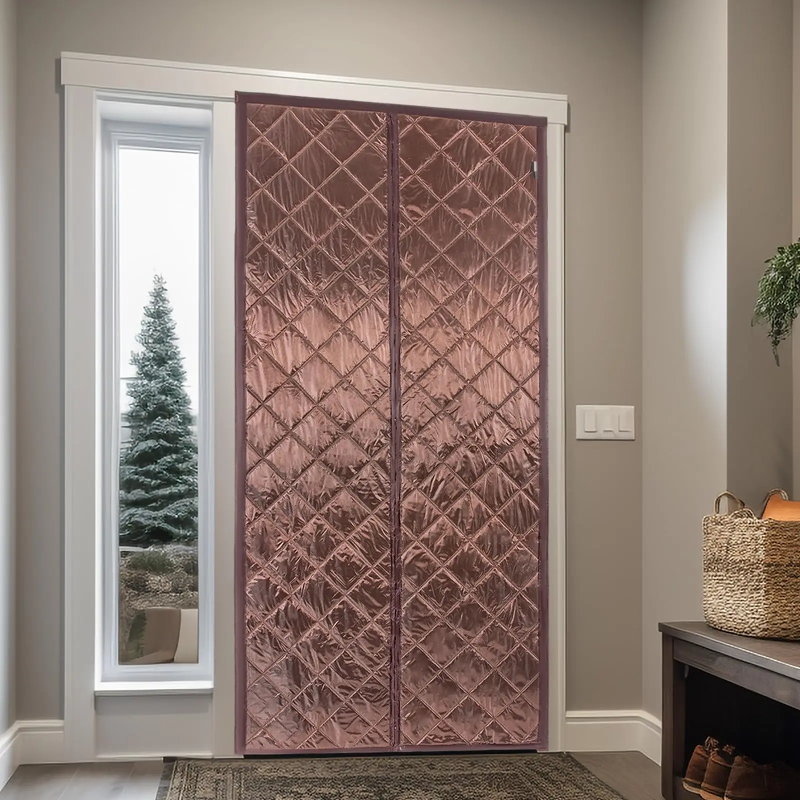 Cncest Magnetic Thermal Insulated Door Curtain, 40 X 84in, Fits 38 X 82in Door, Gray
Cncest Magnetic Thermal Insulated Door Curtain, 40 X 84in, Fits 38 X 82in Door, Gray