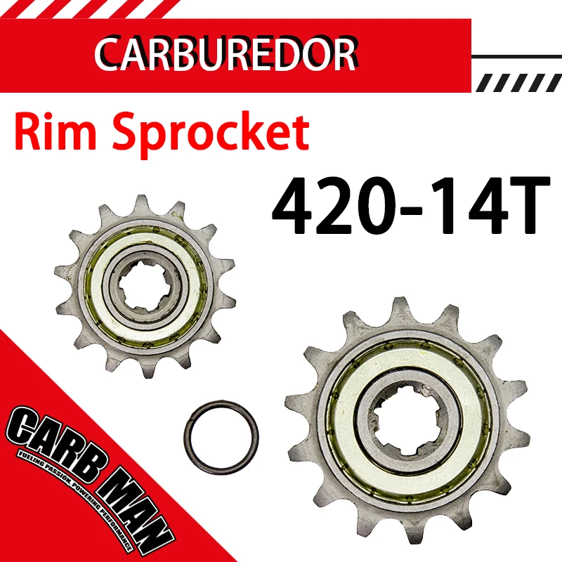 420 14T Motorcycle Front Sprocket Drive Gear Rim Sprocket For 50-125cc Engine Pit Dirt Bike ATV Go kart Quad
420 14T Motorcycle Front Sprocket Drive Gear Rim Sprocket For 50-125cc Engine Pit Dirt Bike ATV Go kart Quad