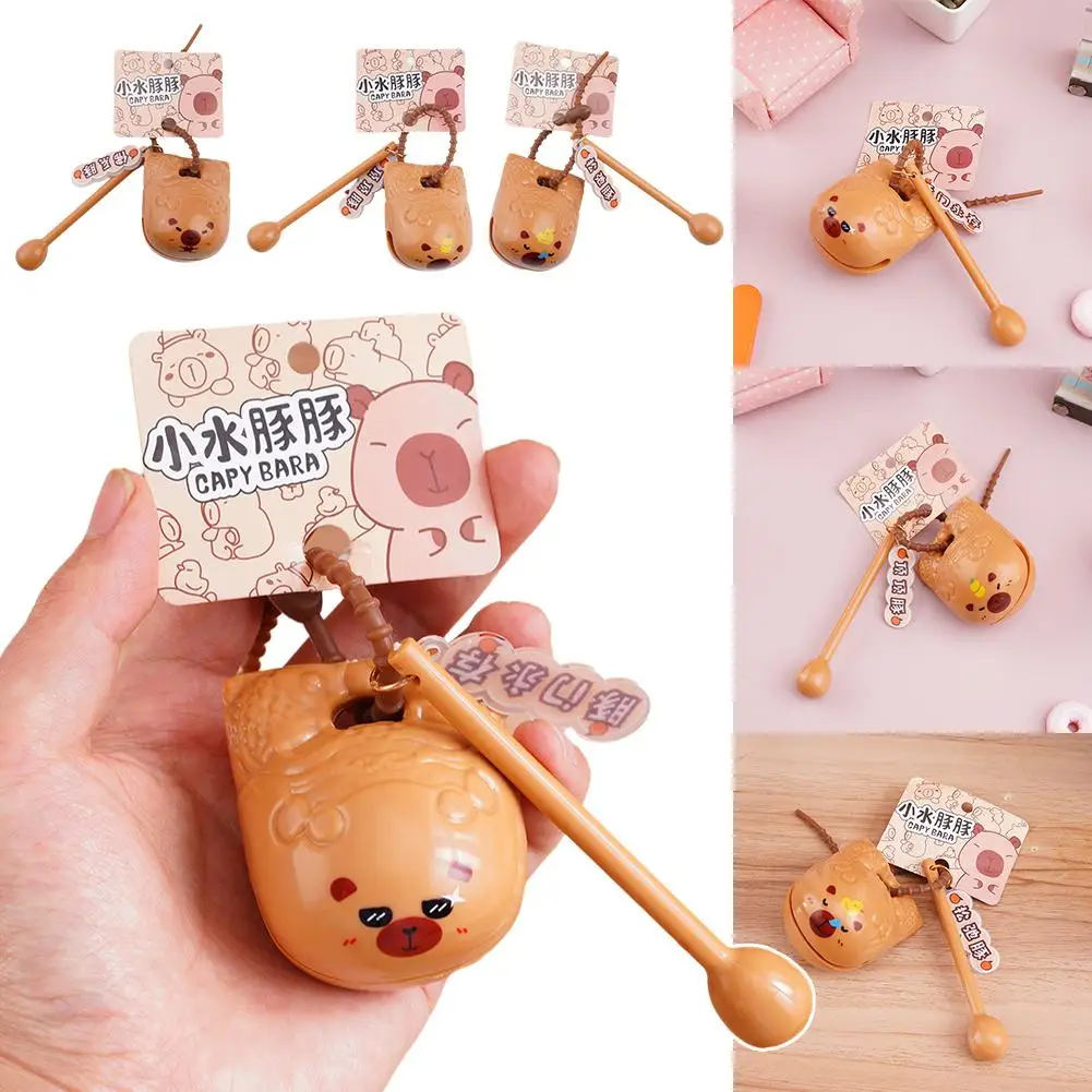 Kapibara Wooden Fish Beating Decompression Artifacts Pendant Doll Toy Capybara Stationery Decoration Buddha Table U5N8
Kapibara Wooden Fish Beating Decompression Artifacts Pendant Doll Toy Capybara Stationery Decoration Buddha Table U5N8