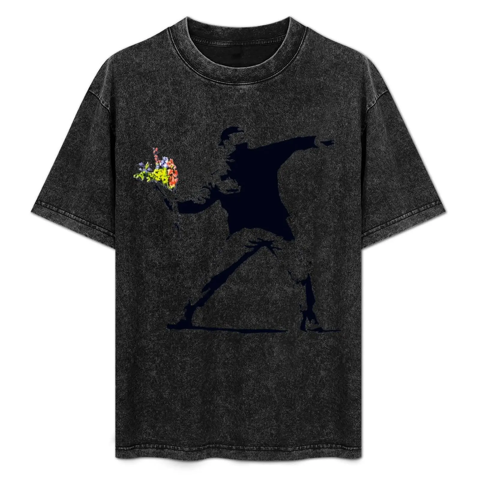 Retro Style Arts Banksy The Best Flower Throw Awesome Since T-Shirt Sports Basic Short Sleeve T-Shirt
Retro Style Arts Banksy The Best Flower Throw Awesome Since T-Shirt Sports Basic Short Sleeve T-Shirt