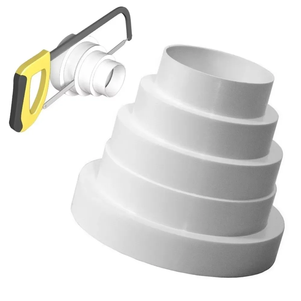 Редуктор для воздуховодов из АБС-пластика, диапазон 80-150 мм, различные размеры, для оптимизации воздушного потока, вентиляционные трубы, вентиляторы
Редуктор для воздуховодов из АБС-пластика, диапазон 80-150 мм, различные размеры, для оптимизации воздушного потока, вентиляционные трубы, вентиляторы