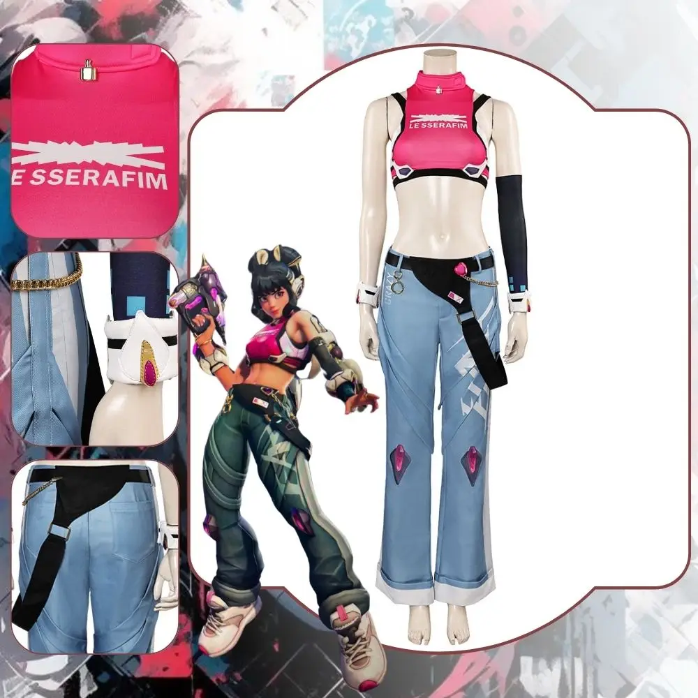 Juno OW Cosplay Fantasy Costume Disguise for Women Girls Clothing Top Pants Belt Roleplay Outfits Halloween Carnival Party Suit
Juno OW Cosplay Fantasy Costume Disguise for Women Girls Clothing Top Pants Belt Roleplay Outfits Halloween Carnival Party Suit