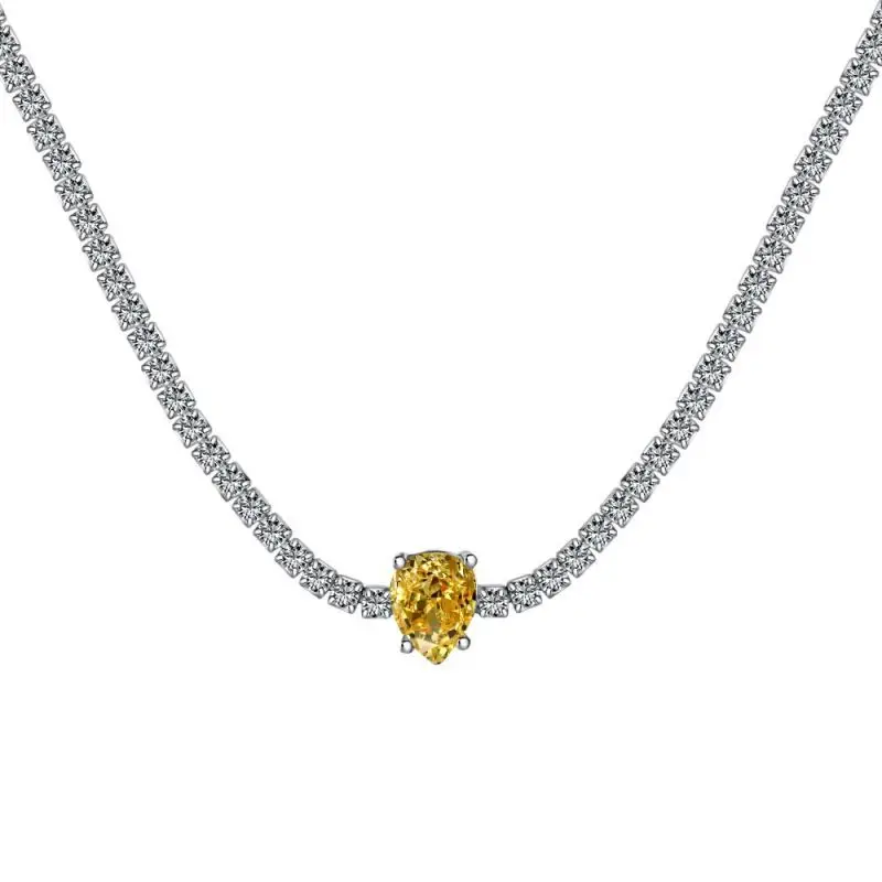 8a Cubic Zirconia Pear Shape Blue Pink Yellow Clear Radiant Cut S925 Silver Women Choker Tennis Necklace Jewelry Jewellery
8a Cubic Zirconia Pear Shape Blue Pink Yellow Clear Radiant Cut S925 Silver Women Choker Tennis Necklace Jewelry Jewellery