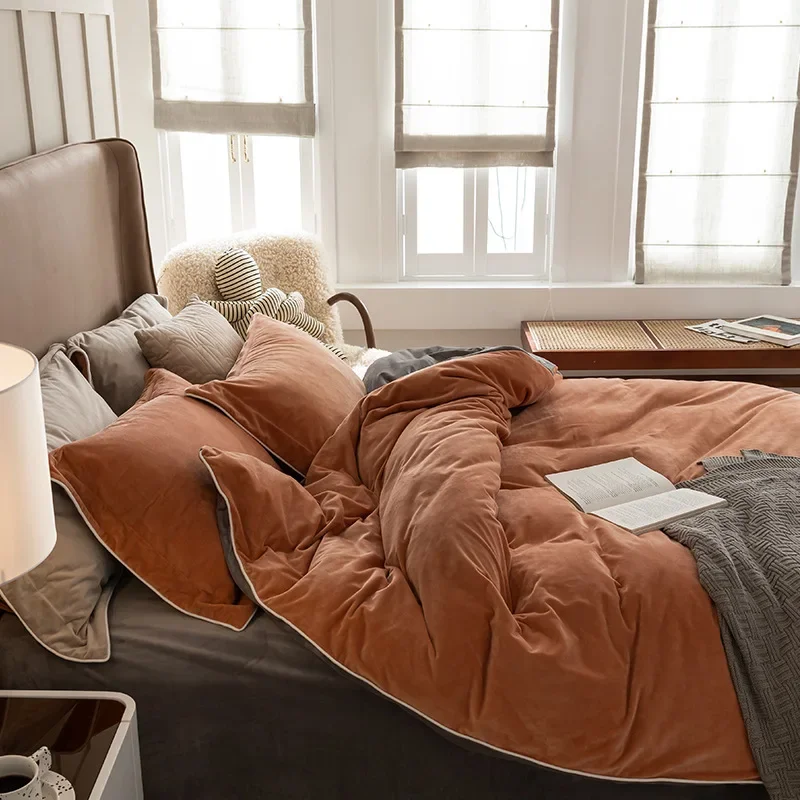 Fresh Chocolate Bedding Milk Fleece Duvet Cover Sets Designer Comforter AB Side Flannel Velvet Linen Type Home Textile
Fresh Chocolate Bedding Milk Fleece Duvet Cover Sets Designer Comforter AB Side Flannel Velvet Linen Type Home Textile