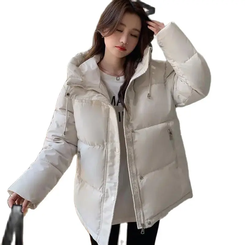 2023 New Autumn Winter Jacket Women Cotton Clothes Hooded Korean Version Down Cotton Coat Parkas Thicken Warm Outerwear Female
2023 New Autumn Winter Jacket Women Cotton Clothes Hooded Korean Version Down Cotton Coat Parkas Thicken Warm Outerwear Female
