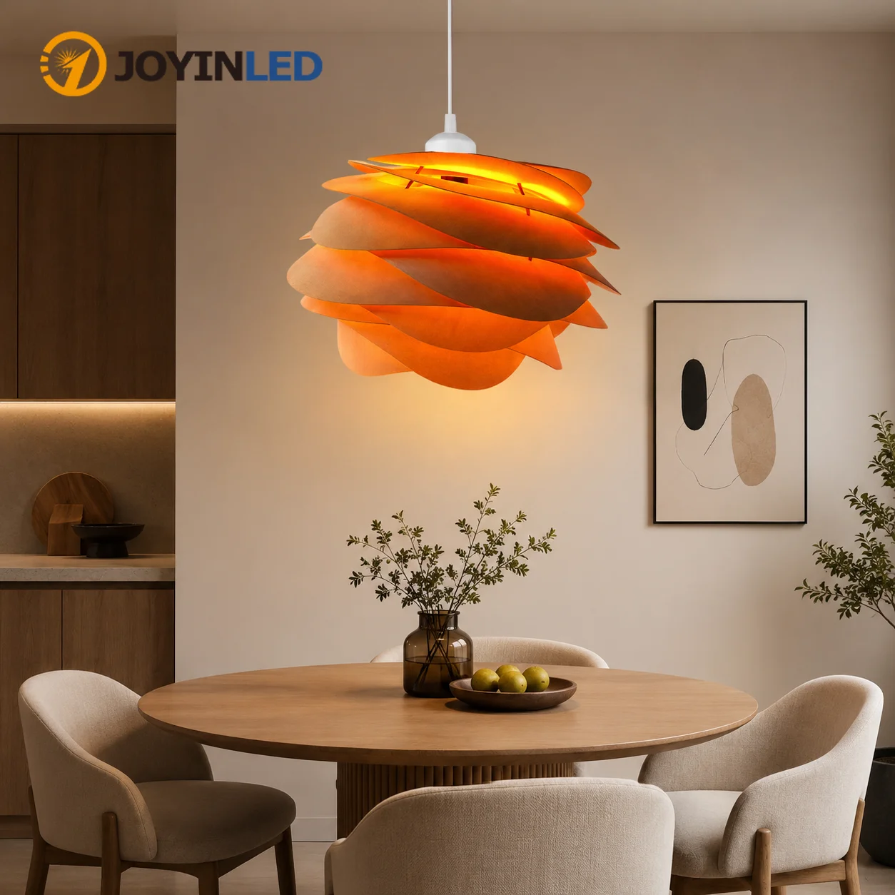JOYINLED Modern Log Petal Pendant Light 30CM Living Room Dining Room Lamp Bedroom Wabi-sabi Wood Art Decorative Chandelier
JOYINLED Modern Log Petal Pendant Light 30CM Living Room Dining Room Lamp Bedroom Wabi-sabi Wood Art Decorative Chandelier