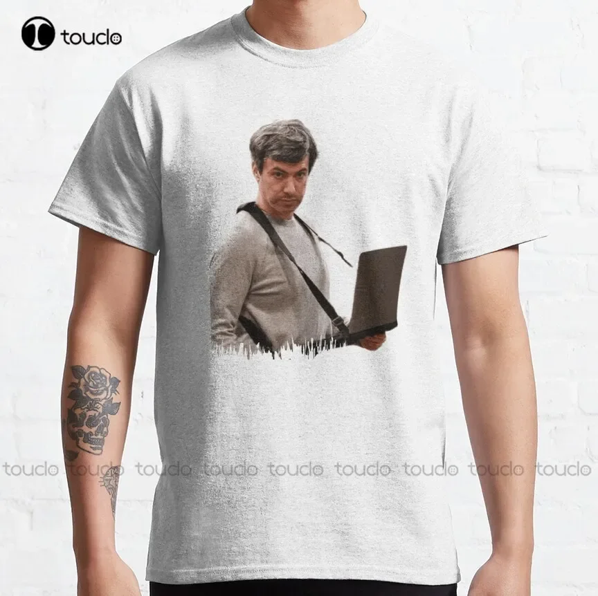 The Rehearsal Nathan Fielder Classic T-Shirt Nathan Fielde Women'S T-Shirts Cotton Outdoor Simple Vintage Casual Tee Shirts
The Rehearsal Nathan Fielder Classic T-Shirt Nathan Fielde Women'S T-Shirts Cotton Outdoor Simple Vintage Casual Tee Shirts