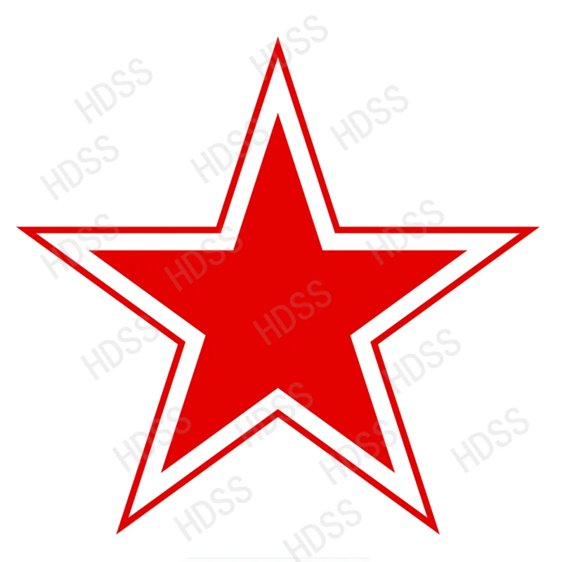 HDSS- Red Star Ussr Car Stickers Creative Vinyl Automobile Motorcycles PVC Decoration Accessories
HDSS- Red Star Ussr Car Stickers Creative Vinyl Automobile Motorcycles PVC Decoration Accessories
