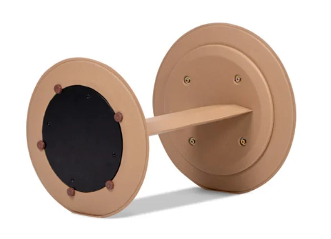 Mode 18" Leatherette Round C-Shaped Sofa Side Table, Saddle Brown
Mode 18" Leatherette Round C-Shaped Sofa Side Table, Saddle Brown