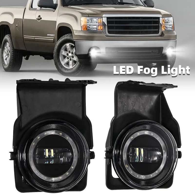 2Pcs LED Fog Light Daytime Running Light fit for GMC Sierra 1500 2500 3500 2003-2006 Heavy Duty Pickup Bumper Fog Lights
2Pcs LED Fog Light Daytime Running Light fit for GMC Sierra 1500 2500 3500 2003-2006 Heavy Duty Pickup Bumper Fog Lights