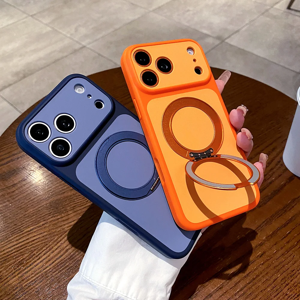 Luxury Magnetic Matte Full Protection Bracket Phone Case For iPhone 17 16 Pro Max 15 14 17promax Shockproof Magsafe Funda Cover
Luxury Magnetic Matte Full Protection Bracket Phone Case For iPhone 17 16 Pro Max 15 14 17promax Shockproof Magsafe Funda Cover