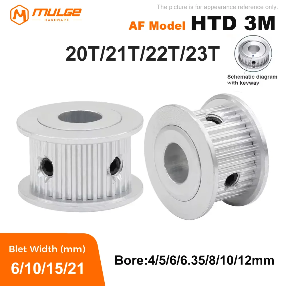 HTD 3M Pulley 20T/21T/22T/23T 3M Timing Pulley Synchronous Wheel 20Teeth 21Teeth 22Teeth 23Teeth Gears HTD3M Belt Pulley
HTD 3M Pulley 20T/21T/22T/23T 3M Timing Pulley Synchronous Wheel 20Teeth 21Teeth 22Teeth 23Teeth Gears HTD3M Belt Pulley