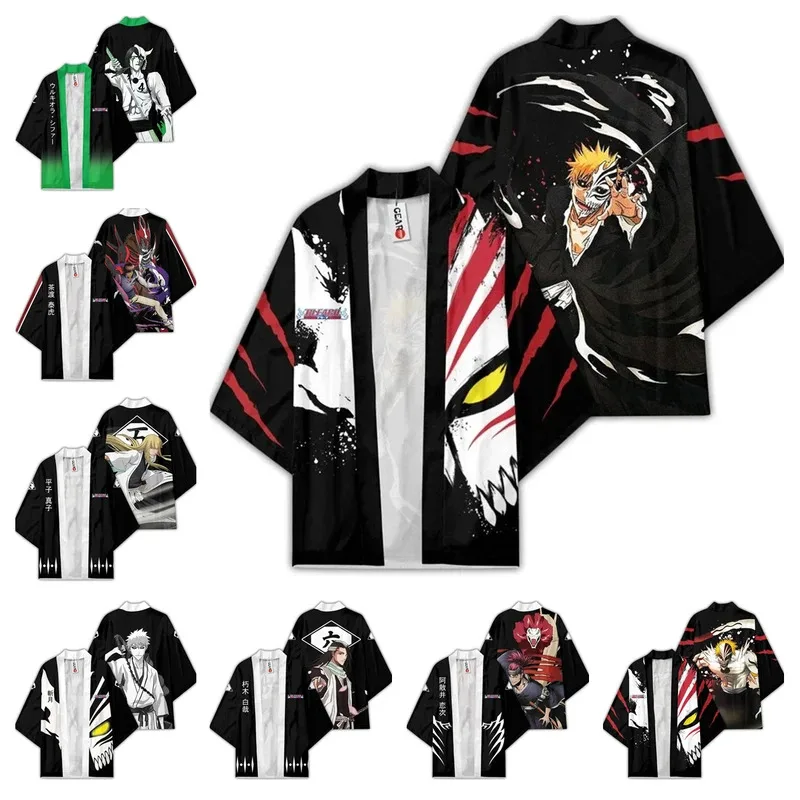 Аниме Bleach Kimono Kurosaki Ichigo Wafuku Косплей Хаори Кардиган Плащ Юката Куртка унисекс Спортивная одежда Пижама Костюм на Хэллоуин
Аниме Bleach Kimono Kurosaki Ichigo Wafuku Косплей Хаори Кардиган Плащ Юката Куртка унисекс Спортивная одежда Пижама Костюм на Хэллоуин