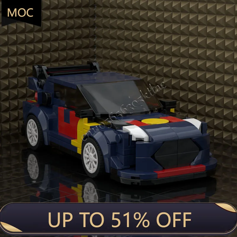 293 шт. MOC Speed Competition Series WRC раллийный автомобиль, строительные блоки, модель DIY, креативные технологии, кирпичи, игрушки, детские праздничные подарки
293 шт. MOC Speed Competition Series WRC раллийный автомобиль, строительные блоки, модель DIY, креативные технологии, кирпичи, игрушки, детские праздничные подарки