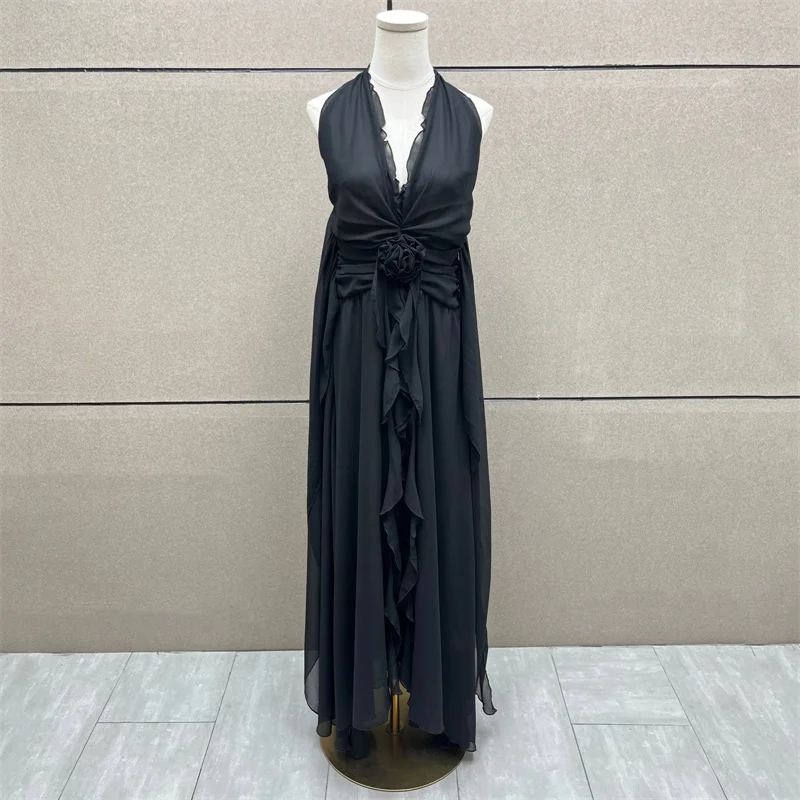 Women's dress 2026 summer new waist cinching slim fit sleeveless long dress 3D floral decoration casual dresses party dresses
Women's dress 2026 summer new waist cinching slim fit sleeveless long dress 3D floral decoration casual dresses party dresses