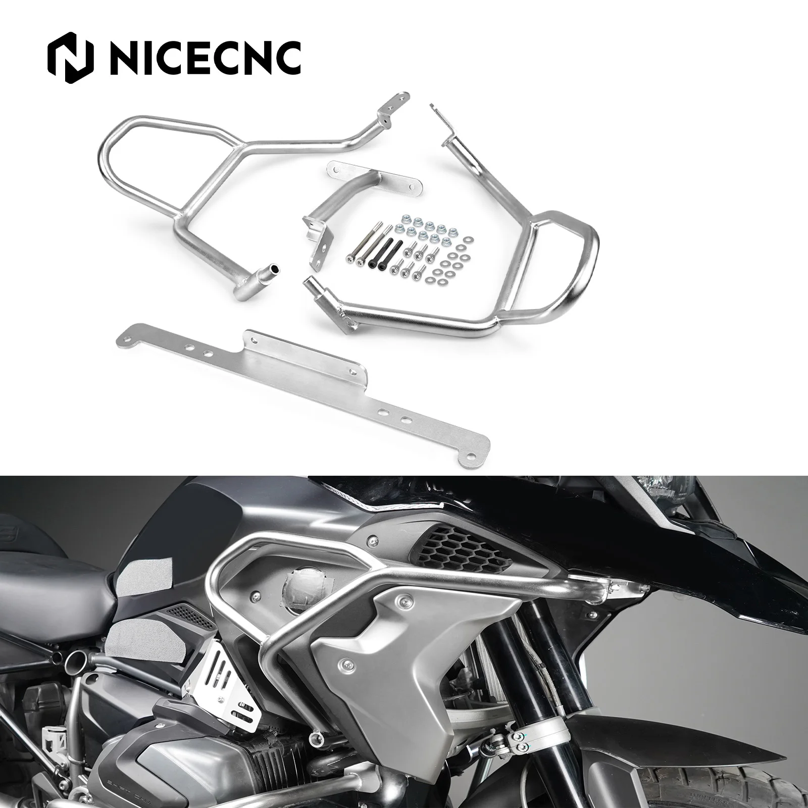 For BMW R 1250 GS 2019-2024 NICECNC Upper Crash Bars Stainless Steel for BMW R 1250 GS R1250GS 2024 2023 2022 2021 2020 2019
For BMW R 1250 GS 2019-2024 NICECNC Upper Crash Bars Stainless Steel for BMW R 1250 GS R1250GS 2024 2023 2022 2021 2020 2019