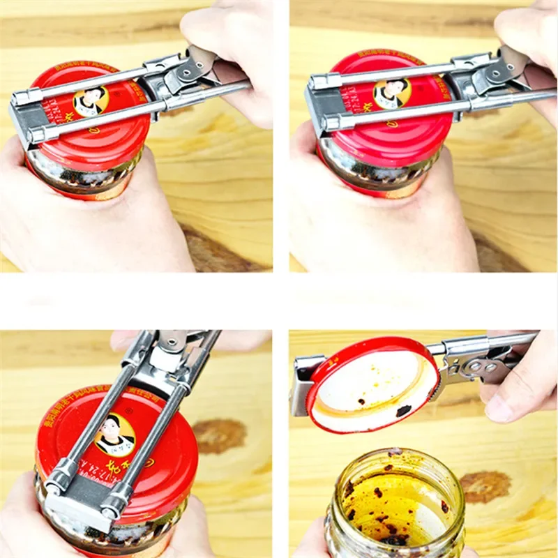 Multifunction Adjustable Manual Kitchen Tools Stainless Steel Can Opener Jar Bottle Opener Home Gadgets Accessories
Multifunction Adjustable Manual Kitchen Tools Stainless Steel Can Opener Jar Bottle Opener Home Gadgets Accessories