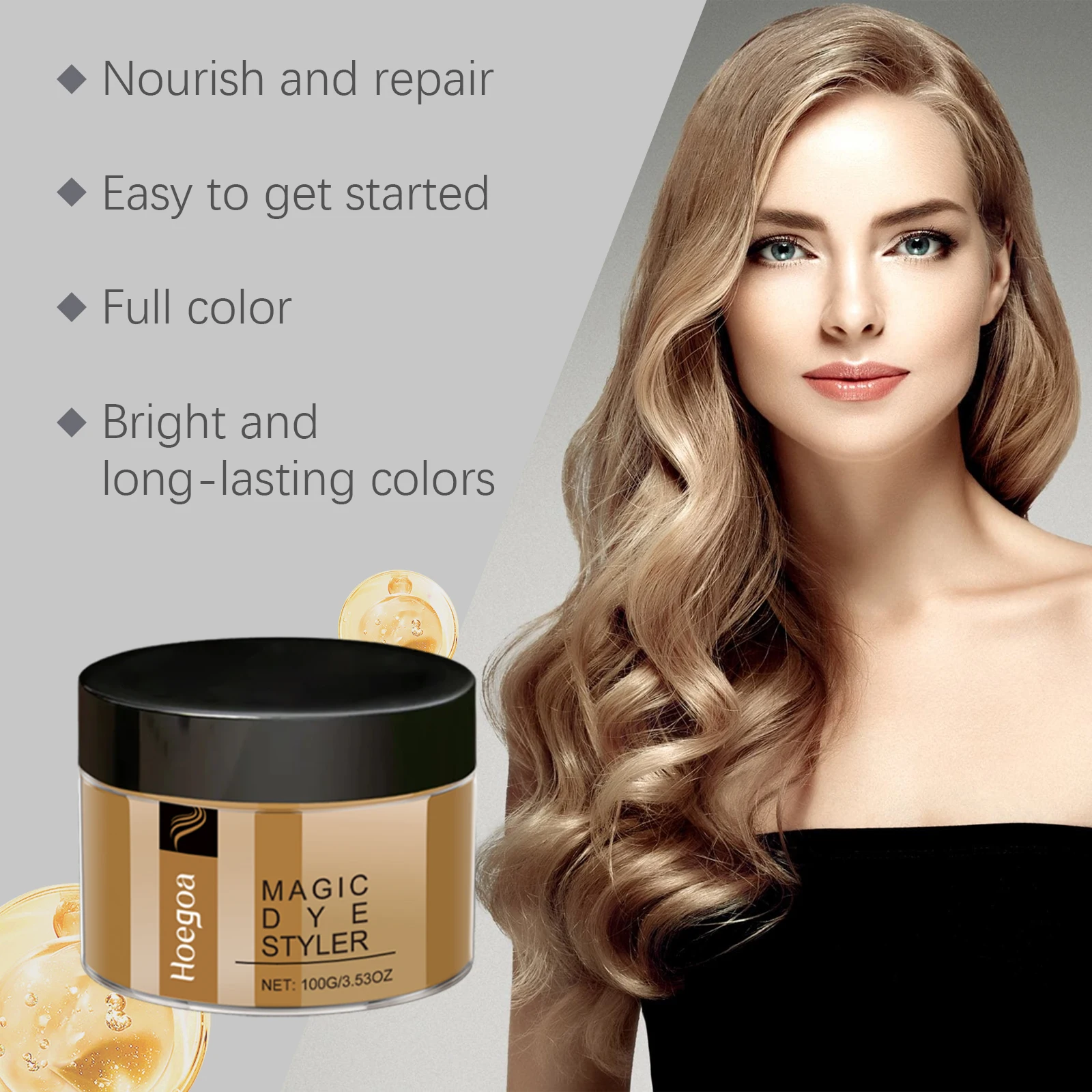 6 Colors Hair Wax Series Hair Dye Wax Nourish Hair Ends Prevent Dry Breakage Easy Color Moisturizing Styling Cream for Women Men
6 Colors Hair Wax Series Hair Dye Wax Nourish Hair Ends Prevent Dry Breakage Easy Color Moisturizing Styling Cream for Women Men