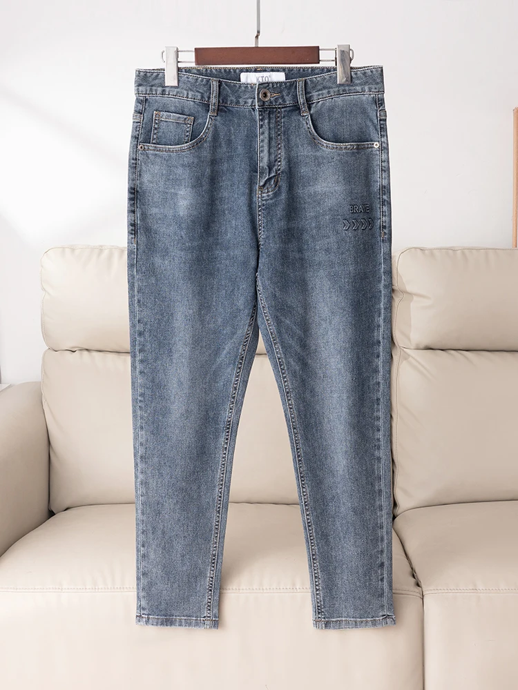 Heavy Du Waed 3D Emed Slim Fit Nine-Tenths Jeans Men Casual Versatile Elastic Straight Leg Pants Cotton Polyester Blend
Heavy Du Waed 3D Emed Slim Fit Nine-Tenths Jeans Men Casual Versatile Elastic Straight Leg Pants Cotton Polyester Blend
