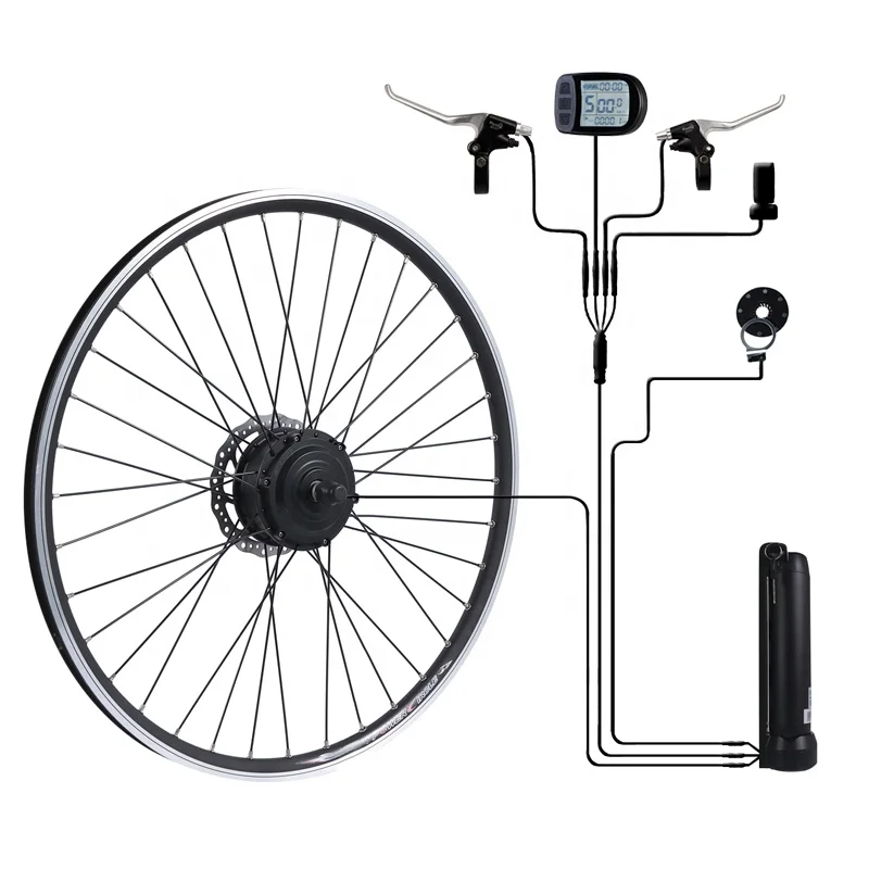 Integrated Controller 36v 250w Electric Bike Motor Kit With Lcd5 Display And 36v 7ah Lithium Ion Battery
Integrated Controller 36v 250w Electric Bike Motor Kit With Lcd5 Display And 36v 7ah Lithium Ion Battery
