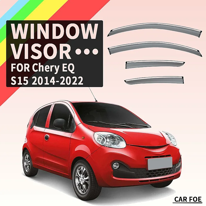 For Chery EQ QQ3 2003-2022 Car Window Visor Rain Sun Shade Side Shield Awning Auto Accessories Styling
For Chery EQ QQ3 2003-2022 Car Window Visor Rain Sun Shade Side Shield Awning Auto Accessories Styling