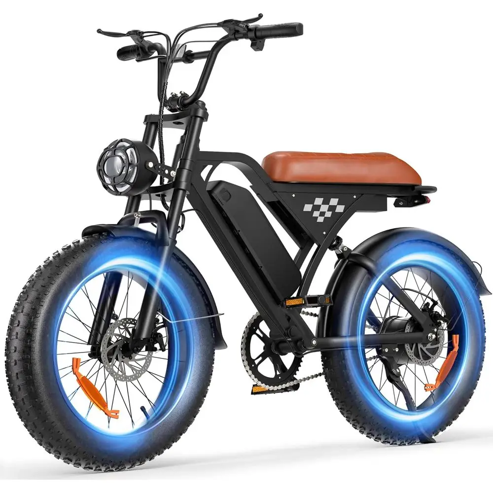 Adult 16/20 Fat Tire Electric Bike, 1500W, 55+ Mile Range, Full Suspension, 20-28mph Speed, Suitable for Teens, All-Terrain E-Bi
Adult 16/20 Fat Tire Electric Bike, 1500W, 55+ Mile Range, Full Suspension, 20-28mph Speed, Suitable for Teens, All-Terrain E-Bi