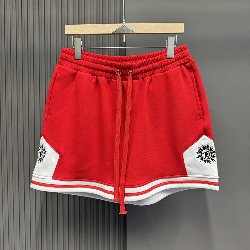 Красный цвет, вышивка, значок пламени, баскетбольные шорты для мужчин и женщин, повседневные шорты на шнурке, свободные пляжные праздничные шорты
Красный цвет, вышивка, значок пламени, баскетбольные шорты для мужчин и женщин, повседневные шорты на шнурке, свободные пляжные праздничные шорты