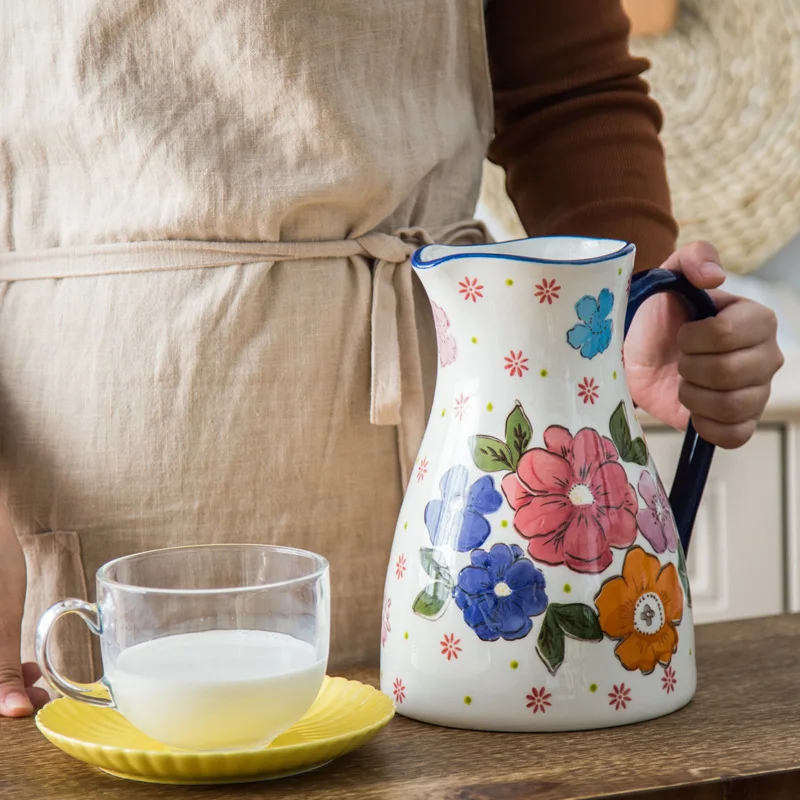 Large Capacity Ceramic Cold Water Pot for Flowers Home Use High Temperature Resistant Milk Pot Vase Flower Arrangement Decora...
Large Capacity Ceramic Cold Water Pot for Flowers Home Use High Temperature Resistant Milk Pot Vase Flower Arrangement Decora...