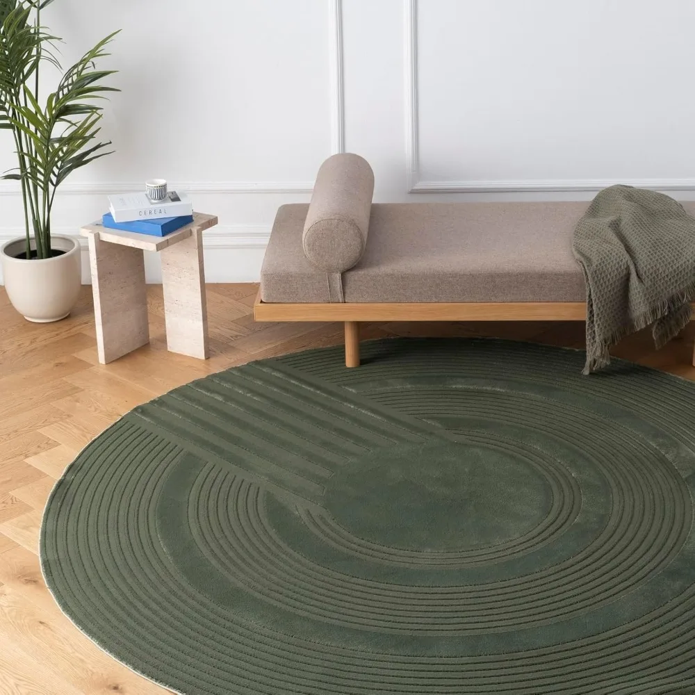 8'x8' Washable Area Rug For Living Room Bedroom - 100% Recycled Oeko-tex Certified, Medium Pile, Green
8'x8' Washable Area Rug For Living Room Bedroom - 100% Recycled Oeko-tex Certified, Medium Pile, Green