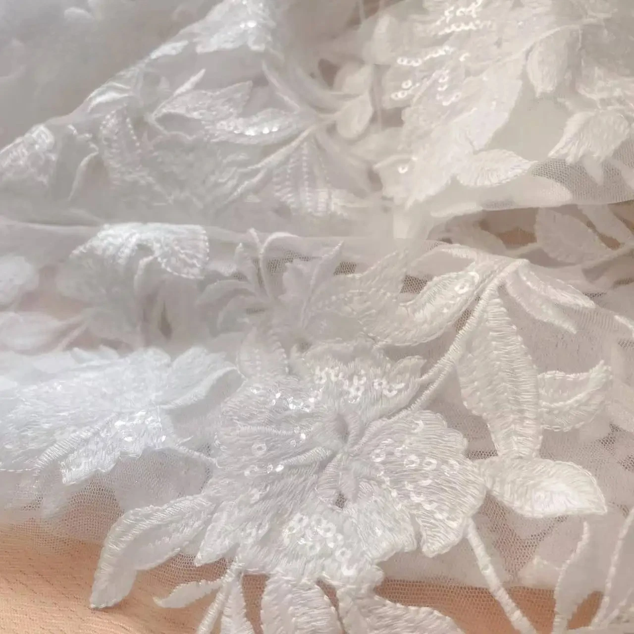Cotton Embroidery Sequin Lace Mesh Fabric, Handmade DIY Fabric for Wedding Veil Sewing Supplies.laces Fabric for African 5 Yards
Cotton Embroidery Sequin Lace Mesh Fabric, Handmade DIY Fabric for Wedding Veil Sewing Supplies.laces Fabric for African 5 Yards