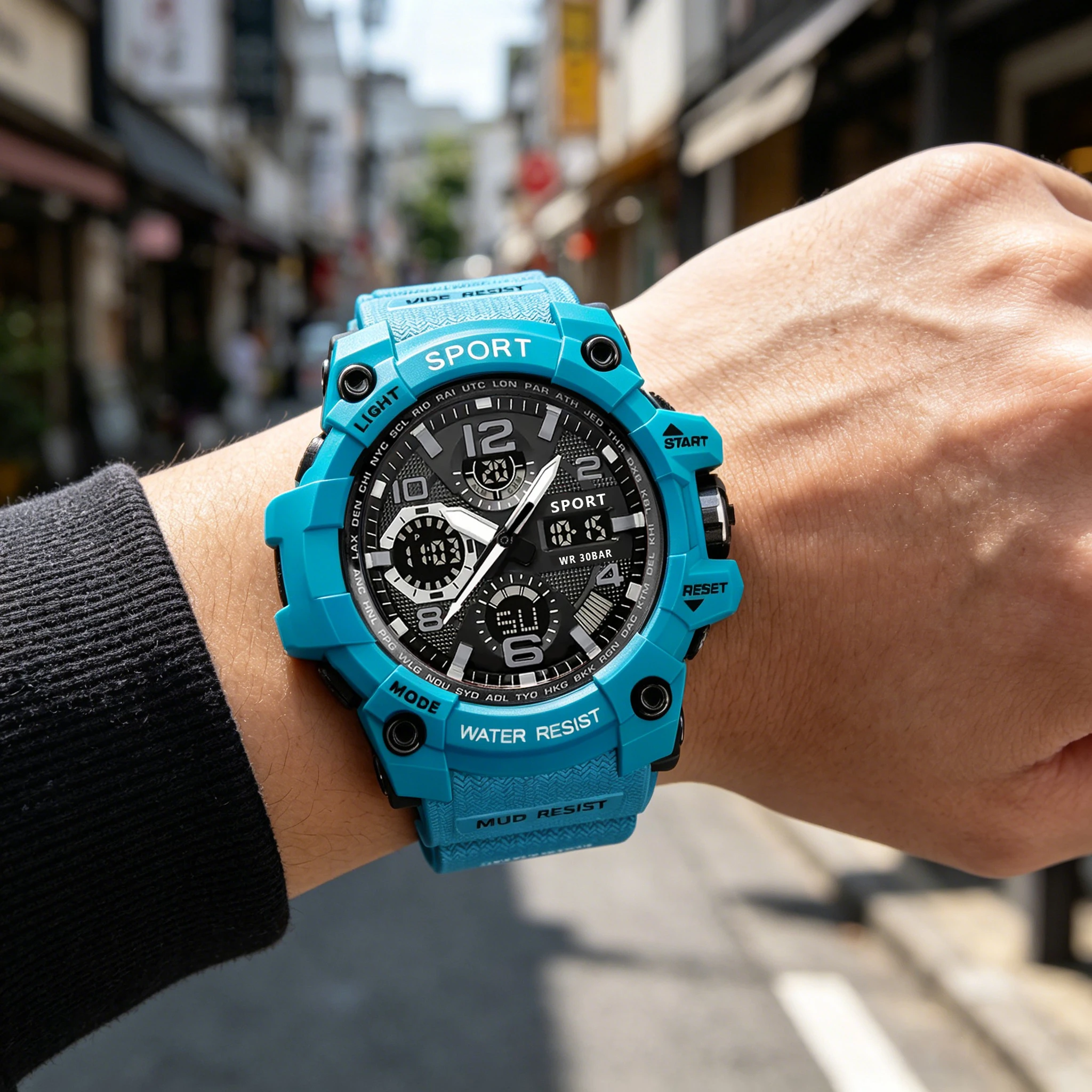 Youth Men's Sports Versatile Electronic Watch Multi Functional Student Watch - A Good Choice for Giving to Friends and Family
Youth Men's Sports Versatile Electronic Watch Multi Functional Student Watch - A Good Choice for Giving to Friends and Family