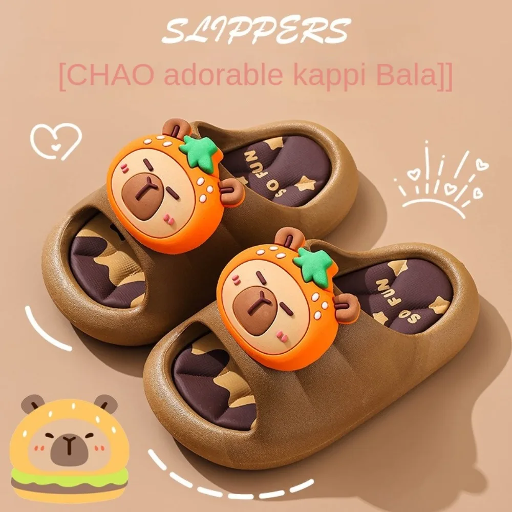 Creative PVC Capybara Kids Slippers Platform Anti-slip Cartoon Animal Slippers Soft Comfortable Children House Shoes Bedroom
Creative PVC Capybara Kids Slippers Platform Anti-slip Cartoon Animal Slippers Soft Comfortable Children House Shoes Bedroom