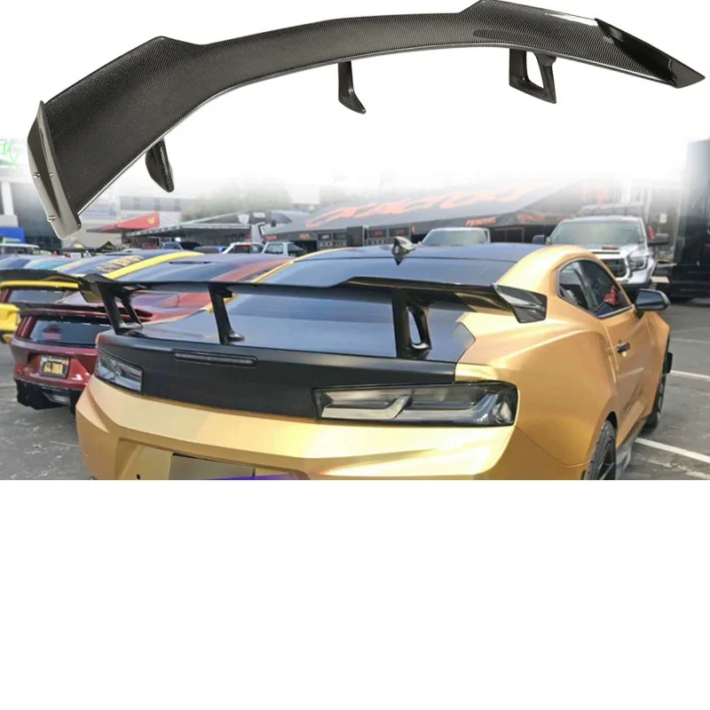 Carbon fiber Tail wing for Chevrolet Camaro 2016-2020 modified Rear spoiler body kit Car Accessories
Carbon fiber Tail wing for Chevrolet Camaro 2016-2020 modified Rear spoiler body kit Car Accessories