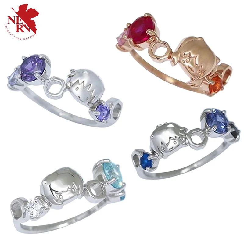 Evangelion Anime Ring Women Men Tainless Rei Ayanami Asuka Ikari Shinji Kaworu Stainless Steel Couple Finger Jewelry Gifts
Evangelion Anime Ring Women Men Tainless Rei Ayanami Asuka Ikari Shinji Kaworu Stainless Steel Couple Finger Jewelry Gifts