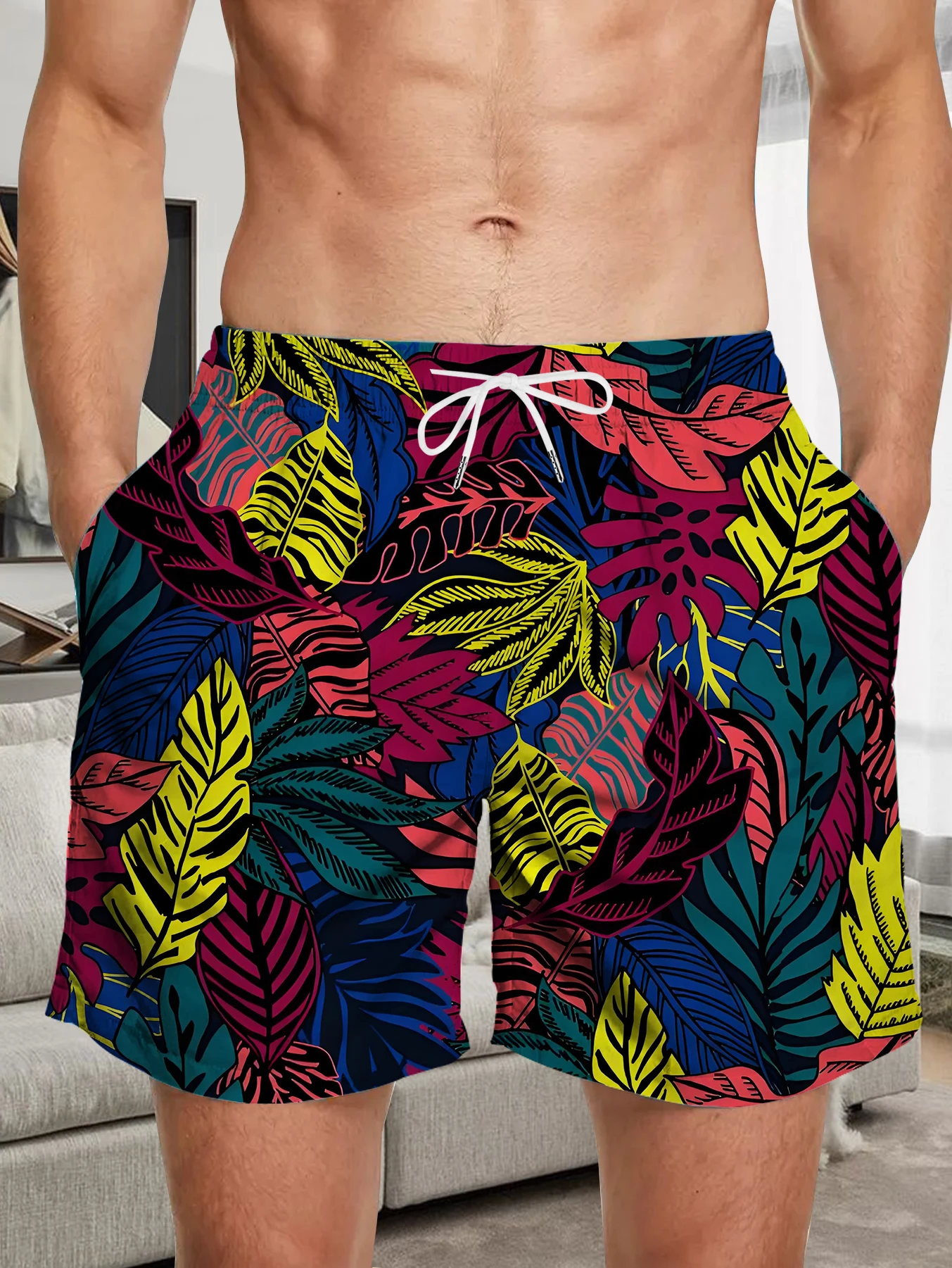 Polyester Quick Dry Men Shorts Retro Full Digital Print Beach Casual Board Pants
Polyester Quick Dry Men Shorts Retro Full Digital Print Beach Casual Board Pants
